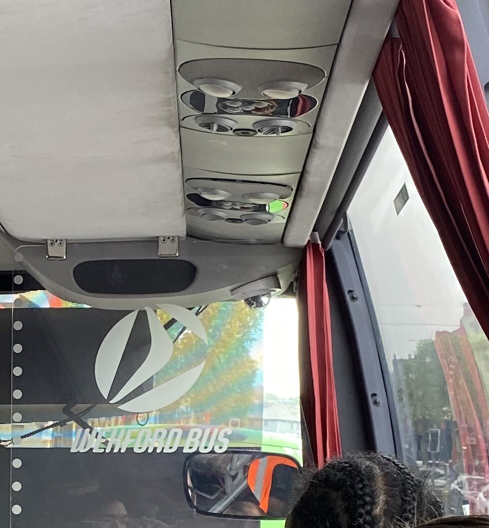 Interior of Wexford Bus coach